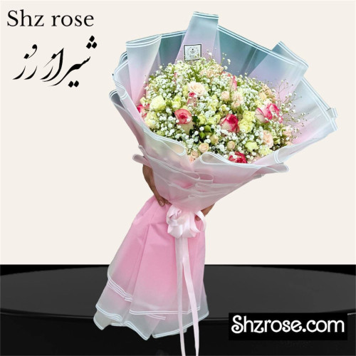 دسته گل لوکس رز و رز مینی