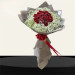 دسته گل 20شاخه رز قرمز و عروس
